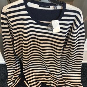 Saks Fifth Avenue Striped Sweater